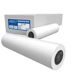 Alliance Engineering Bond Rolls, 36” x 500 ft, 20 lb Bond, 3” Core, 2 Rolls/Carton (36500)