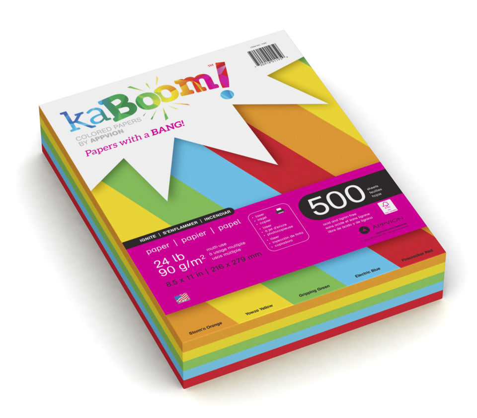 kaBoom Boomin Blue Copy Paper 8.5" x 14" Legal Size, 20 lb, 500 Sheets/Ream (KB1252)