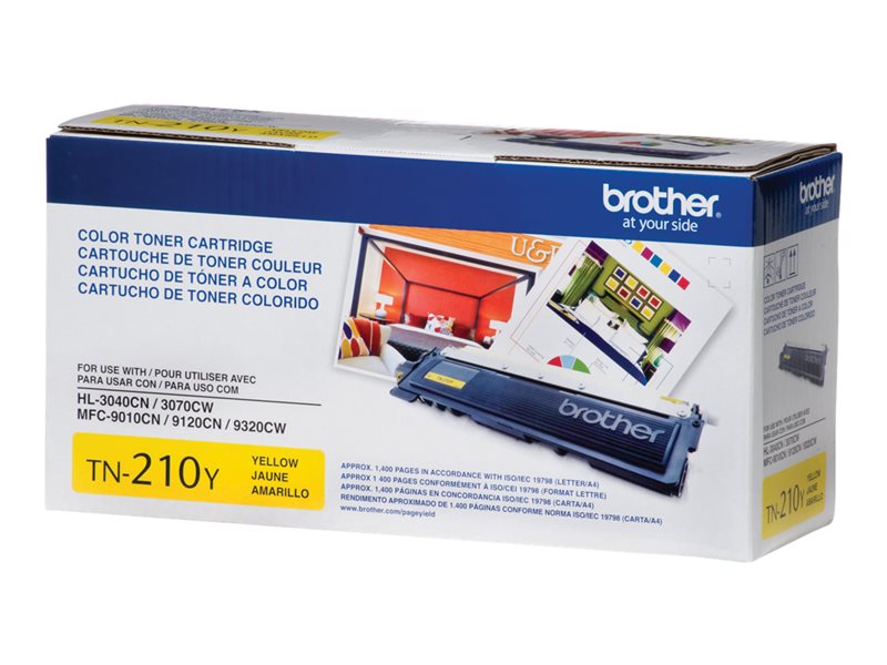 Brother Genuine TN210Y HL-3040CN YELLOW Original Cartridge (TN210Y)