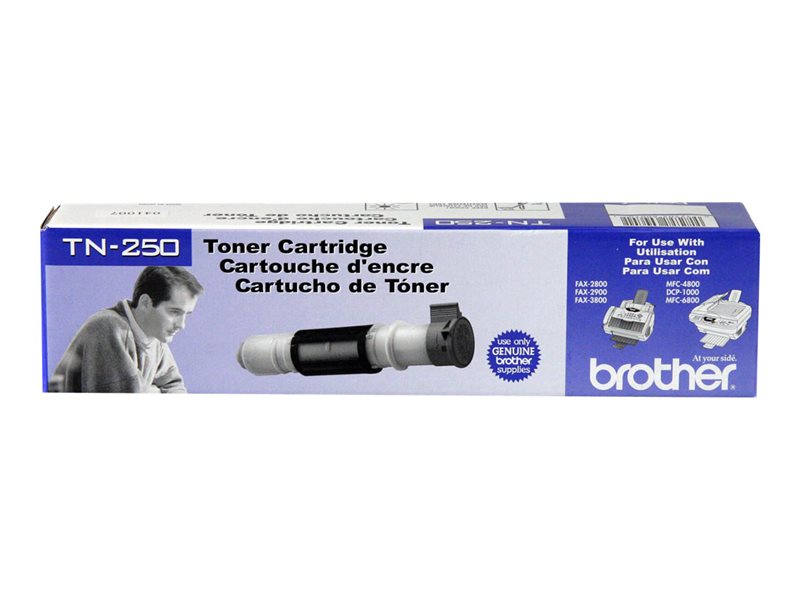 Brother Genuine TN250 PPF-2800 BLACK Original Cartridge (TN250)
