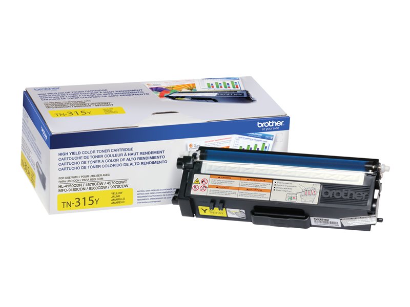 Brother Genuine TN315Y HL-4150CDN YELLOW Original Cartridge (TN315Y)