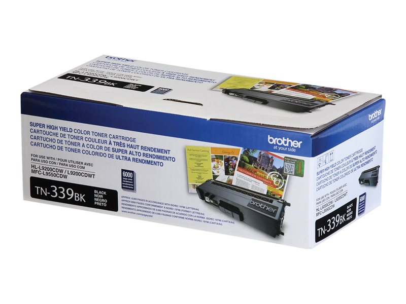 Brother Genuine TN339BK HL-L9200CDW XH YLD BLACK Original Cartridge (TN339BK)