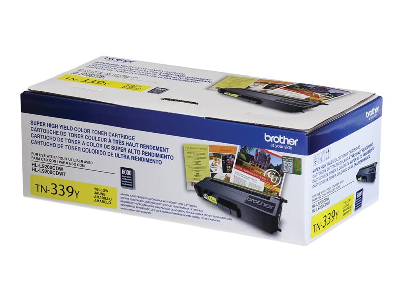 Brother Genuine TN339Y HL-L9200CDW XH YLD YELLOW Original Cartridge (TN339Y)