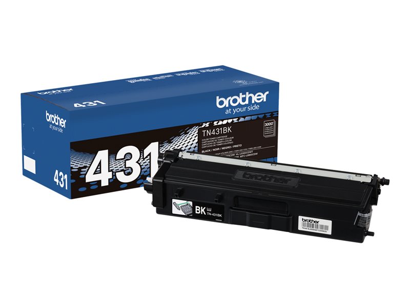 Brother Genuine TN431BK HL-L8360CDW BLACK Original Cartridge (TN431BK)