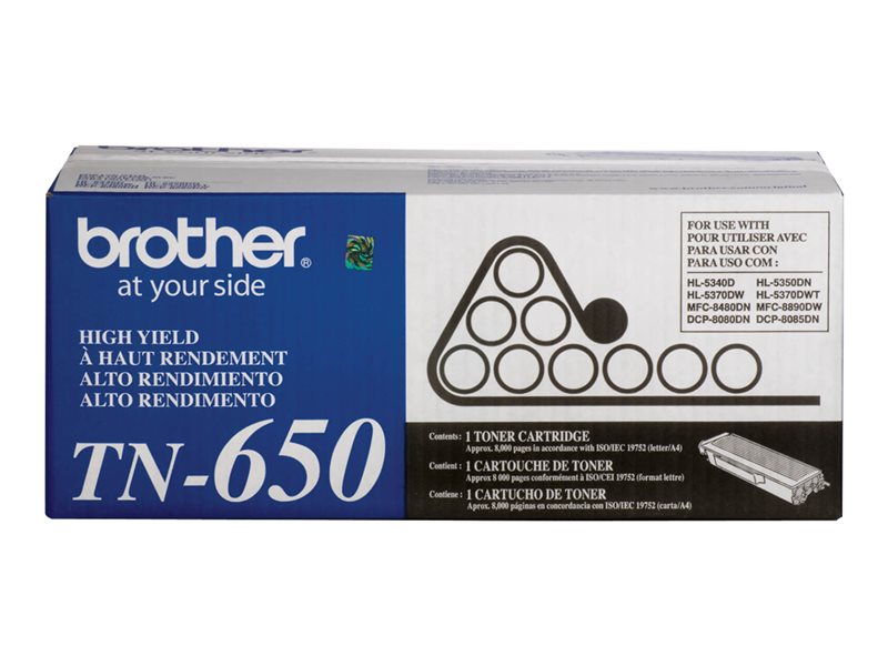 Brother Genuine TN650 HL-5340D BLACK Original Cartridge (TN650)