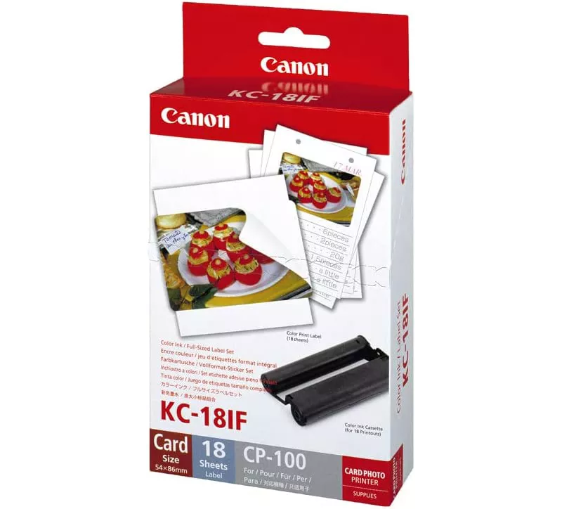 Canon Genuine Ink/Label KC-18IF (7741A001)