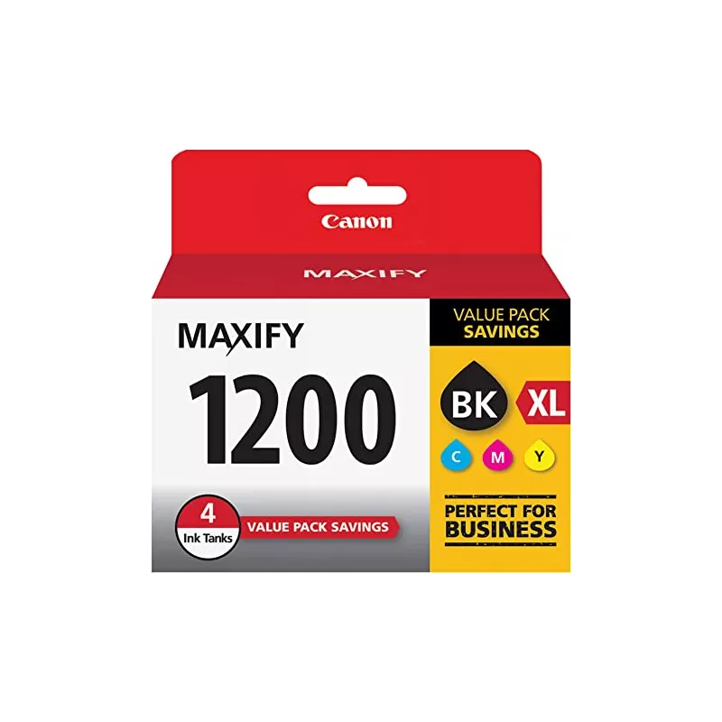 Canon Genuine PGI-1200XL 4 Color Value Pack (9183B005)