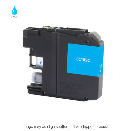 Brother Remanufactured LC105 Cyan Ink Cartridge | PrintItSupply.com ...