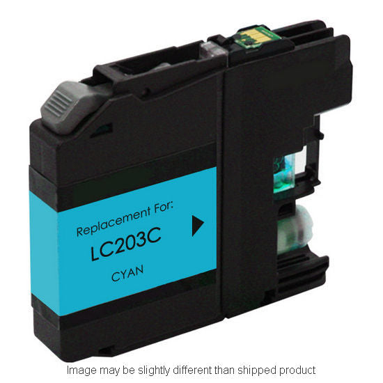 Brother Remanufactured LC203 Cyan Ink Cartridge (LC203)