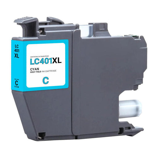 Brother Remanufactured LC401XL Cyan Extra High Yield Ink Cartridge (LC401XL)