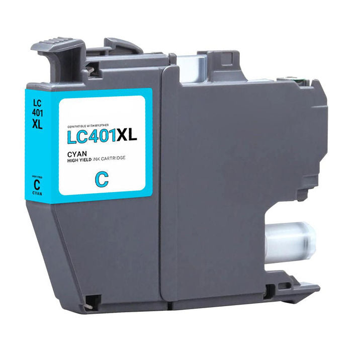 Brother Remanufactured LC401XL Cyan Extra High Yield Ink Cartridge (LC401XL)