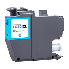 Brother Remanufactured LC401XL Cyan Extra High Yield Ink Cartridge (LC401XL)