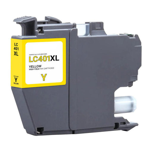 Brother Remanufactured LC401XL Yellow Extra High Yield Ink Cartridge (LC401XL)