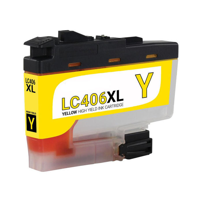Brother Remanufactured LC406XL Yellow Extra High Yield Ink Cartridge (LC406XL)