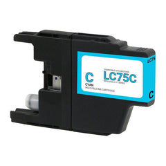 Brother Remanufactured LC75 Cyan Ink Cartridge (LC75)