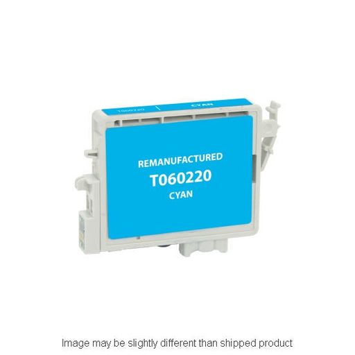 Epson Compatible 0602 Cyan Ink Cartridge, 600 Page Yield (T060220S)