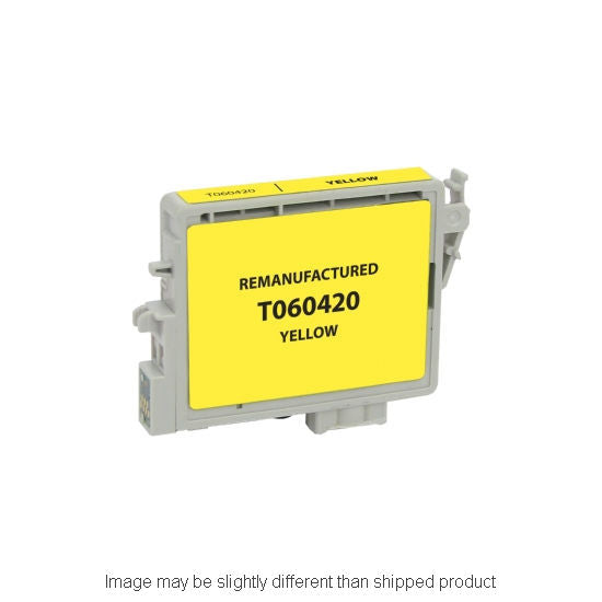 Epson Compatible 0604 Yellow Ink Cartridge, 600 Page Yield (T060420S)