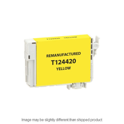 Epson Compatible 1244 Yellow Ink Cartridge, 220 Page Yield (T124420)