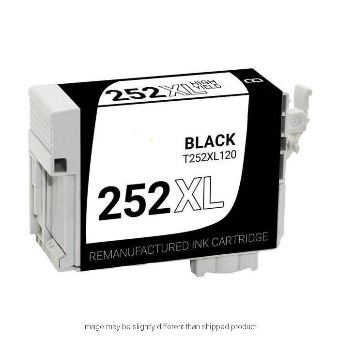 Epson Compatible 252XL Black Ink Cartridge, 1,100 Page Yield (T252XL120S)