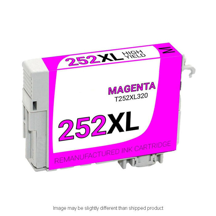 Epson Compatible 252XL Magenta Ink Cartridge, 2,500 Page Yield (T252XL320S)