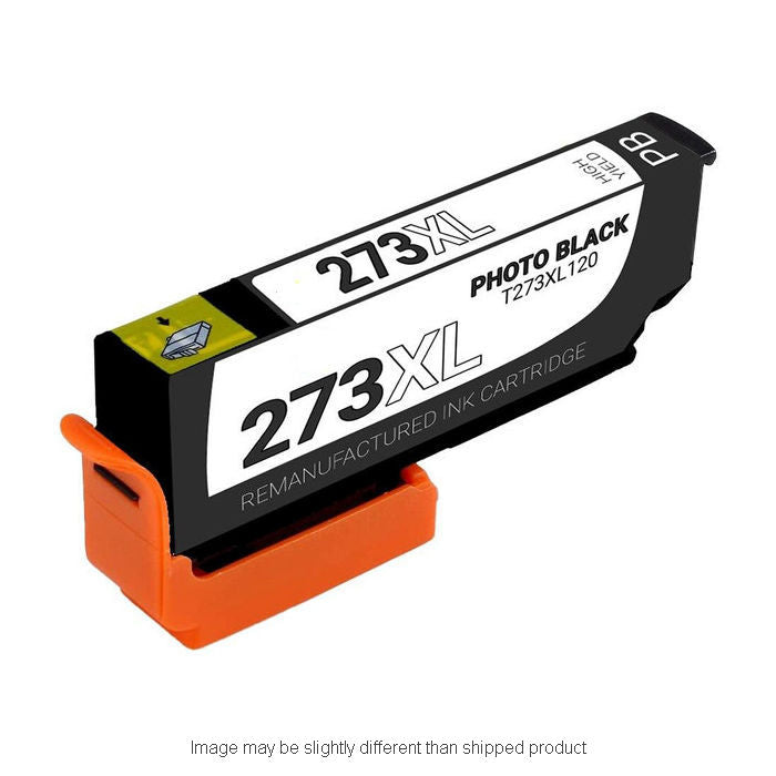 Epson Compatible 273XL Photo Black Ink Cartridge, 500 Page Yield (T273XL120)