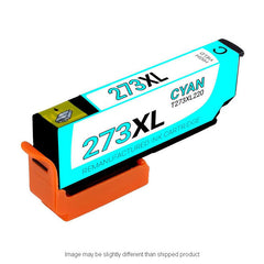 Epson Compatible 273XL Cyan Ink Cartridge, 650 Page Yield (T273XL220)