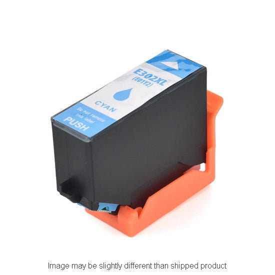 Epson Compatible 302XL Cyan Ink Cartridge, 650 Page Yield (T302XL220S)
