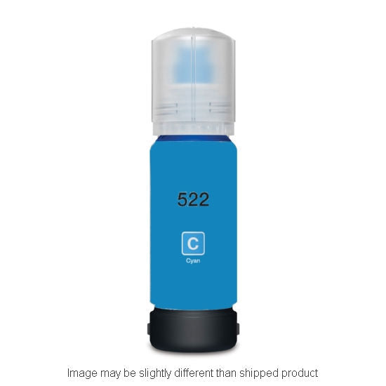 Epson Compatible 5222 Cyan Ink Cartridge, 7,500 Page Yield (T522220S)