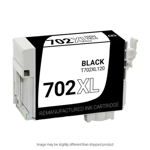 Epson Compatible 702XL Black Ink Cartridge, 1,100 Page Yield (T702XL120S)