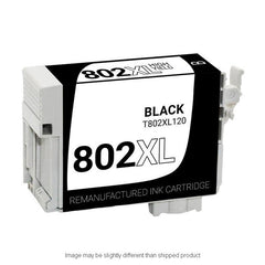 Epson Compatible 802XL Black Ink Cartridge, 2,600 Page Yield (T802XL120S)