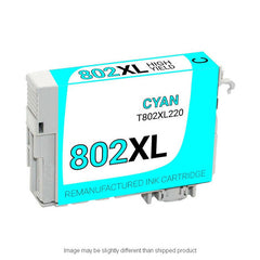 Epson Compatible 802XL Cyan Ink Cartridge, 1,900 Page Yield (T802XL220S)