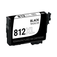 Epson Compatible 812XL Black Ink Cartridge, 1,100 Page Yield (T812XL120S)