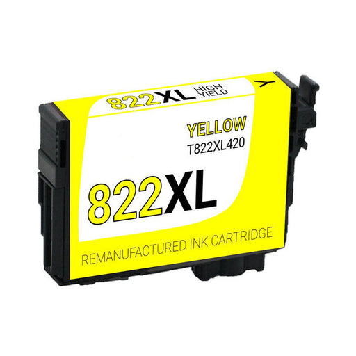 Epson Compatible 822XL Yellow Ink Cartridge, 1,100 Page Yield (T822XL420S)