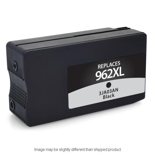 HP Remanufactured HP 962XL Black High Yield Ink Cartridge, 2,000 Page Yield (3JA03AN)