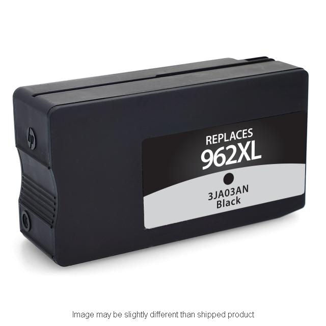 HP Remanufactured HP 962XL Black High Yield Ink Cartridge, 2,000 Page Yield (3JA03AN)