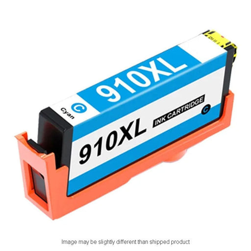 HP Remanufactured HP 910XL Cyan High Yield Ink Cartridge, 825 Page Yield (3YL62AN)