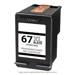 HP Remanufactured HP 67XL Tri-Color High Yield Ink Cartridge, 240 Page Yield (3YM57AN)