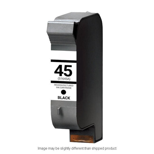 HP Remanufactured HP 45 Black Ink Cartridge, 930 Page Yield (51645A)