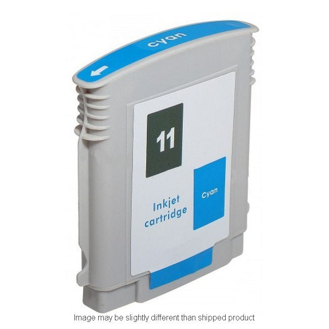HP Remanufactured HP 11 Cyan High Yield Ink Cartridge, 2,350 Page Yield (C4836AN)