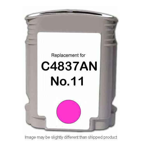 HP Remanufactured HP 11 Magenta High Yield Ink Cartridge, 2,350 Page Yield (C4837AN)