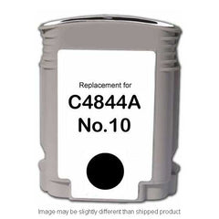 HP Remanufactured HP 10 Black High Yield Ink Cartridge, 2,200 Page Yield (C4844A)