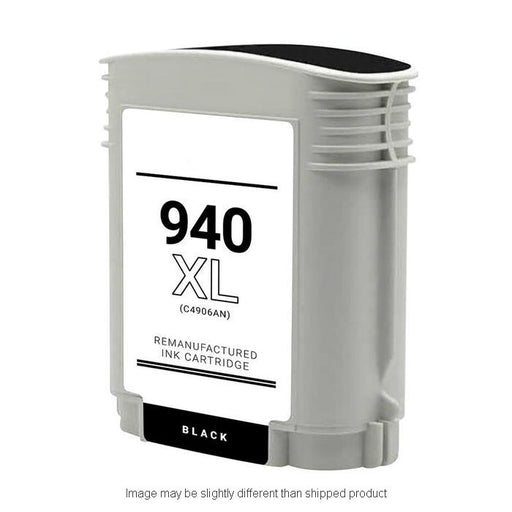 HP Remanufactured HP 940 Cyan Ink Cartridge, 2,200 Page Yield (C4906AN)