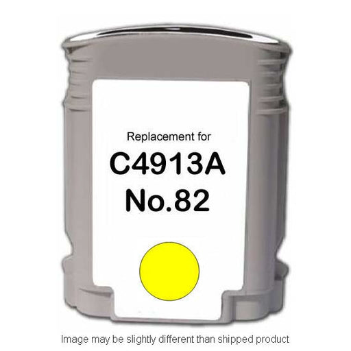 HP Remanufactured HP 82 Yellow High Yield Ink Cartridge (C4913A)