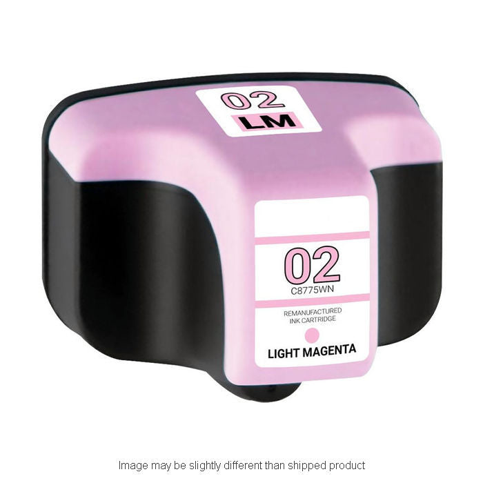 HP Remanufactured HP 02 Standard Yield Ink Cartridge, 230 Page Yield (C8775WN)