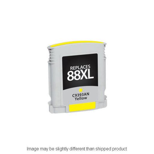 HP Remanufactured HP 88XL Yellow High Yield Ink Cartridge, 1,700 Page Yield (C9393AN)