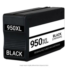 HP Remanufactured HP 950XL Black High Yield Ink Cartridge, 2,300 Page Yield (CN045AN)