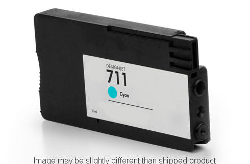 HP Remanufactured HP 711 Cyan Standard Yield Ink Cartridge (CZ130A)