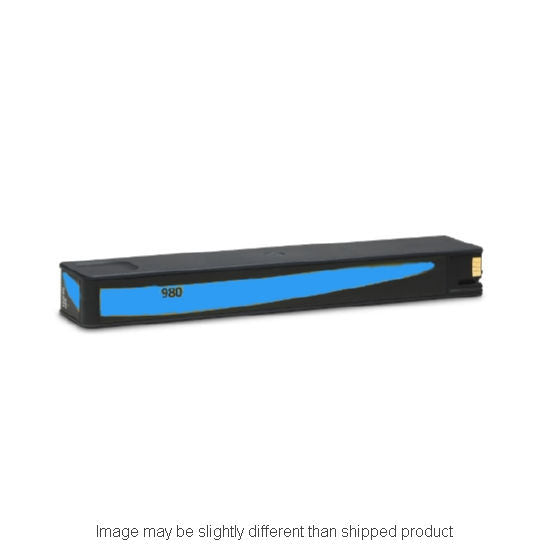 HP Remanufactured HP 980 Cyan Standard Yield Ink Cartridge, 6,600 Page Yield (D8J07A)