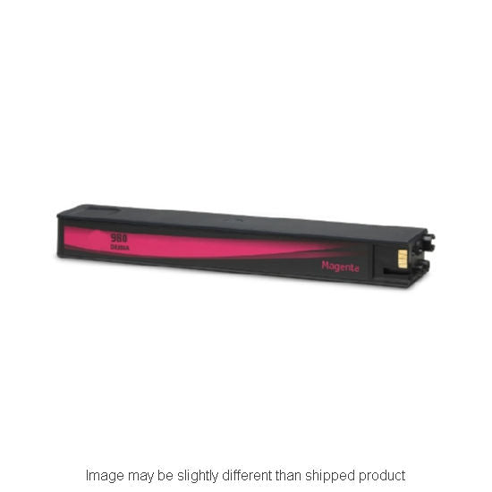 HP Remanufactured HP 980 Magenta Standard Yield Ink Cartridge, 6,600 Page Yield (D8J08A)