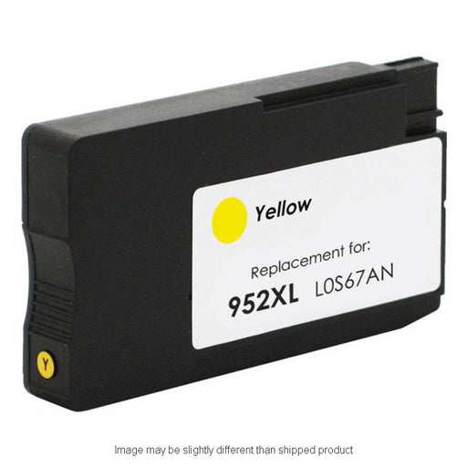 HP Remanufactured HP 952XL Yellow High Yield Ink Cartridge, 1,600 Page Yield (L0S67AN)